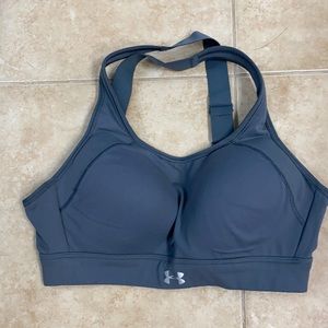 Under Armour High Impact Adjustable Sports Bra gray size Small